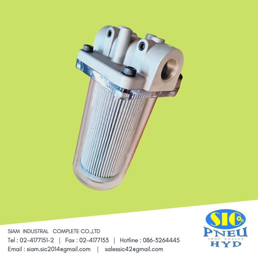 กรองไฮดรอลิค FPF-06 : Filter 3/4" In-Line Suction Filter 150 micron / Return Filter 10 Micron ไส้กรองไฮดรอลิค