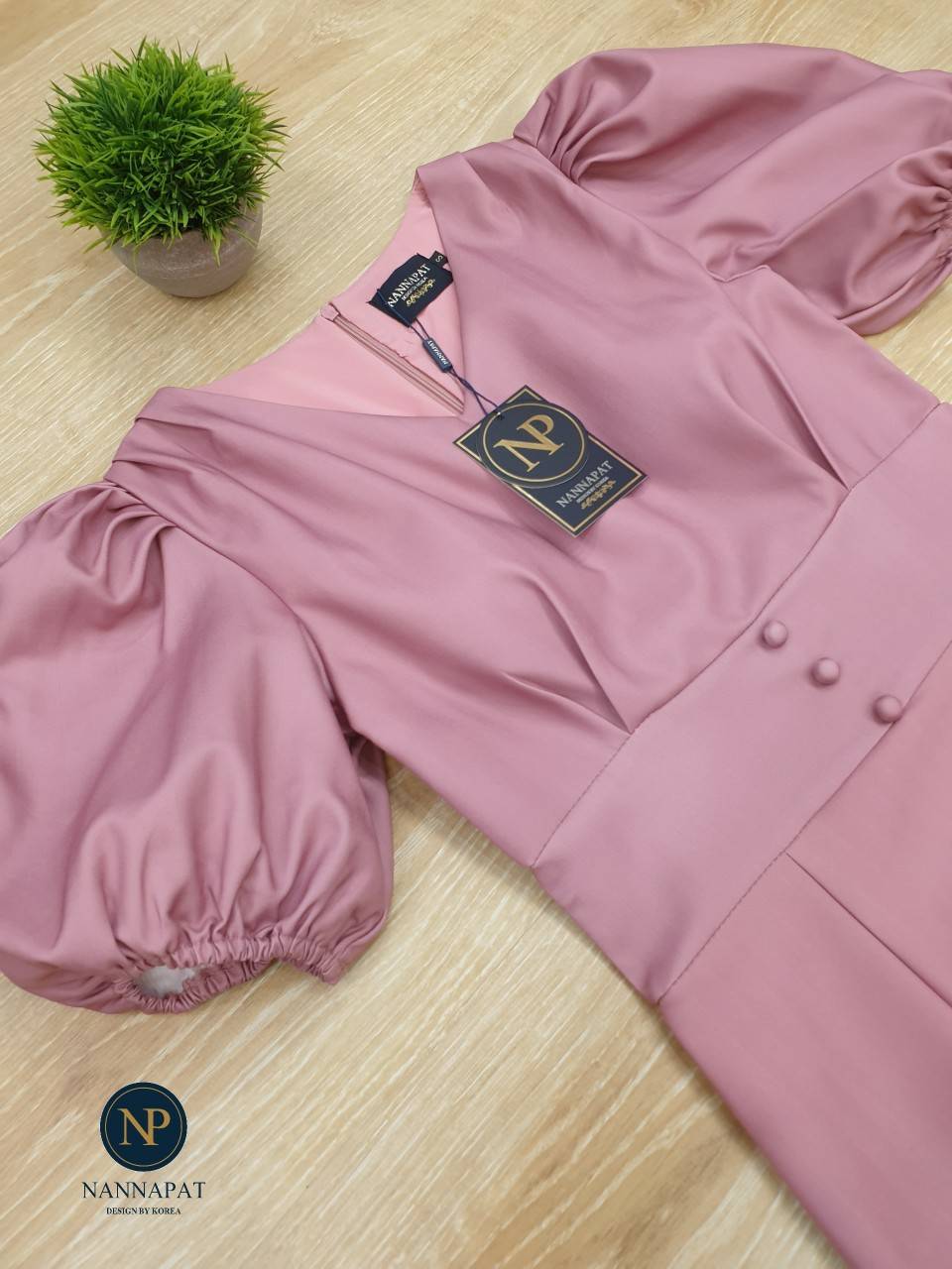 Dress ผ้าพิมพ์ลายไทย