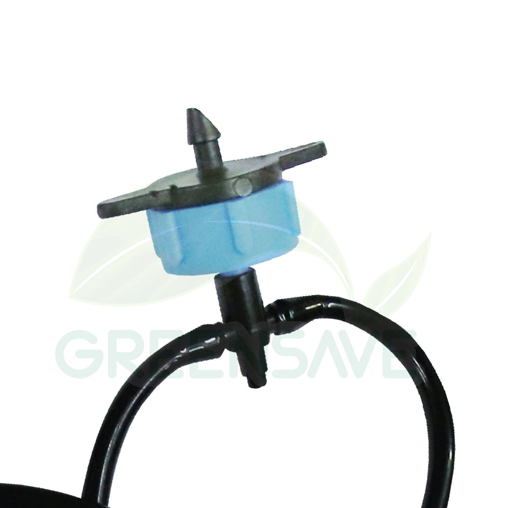 หัวน้ำหยดพร้อมขาปักน้ำหยดแบบตรง 2 ขา