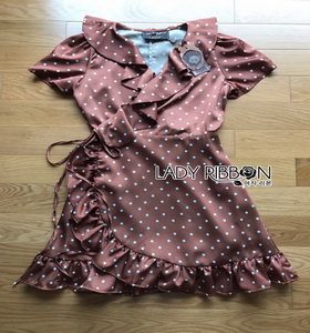 Crepe Lady Ribbon Mini Dress มินิเดรส