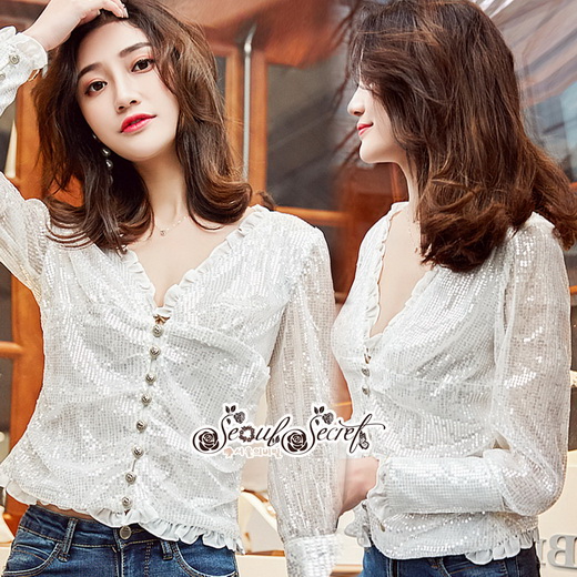 เสื้อเชิ้ทสไตล์เกาหลี ลุคสาวแฟชั่นนิสตร้า