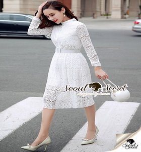Seoul Secret Lovely Ladiest Lace Dress