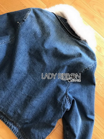 Lady Ribbon Denim Jacket
