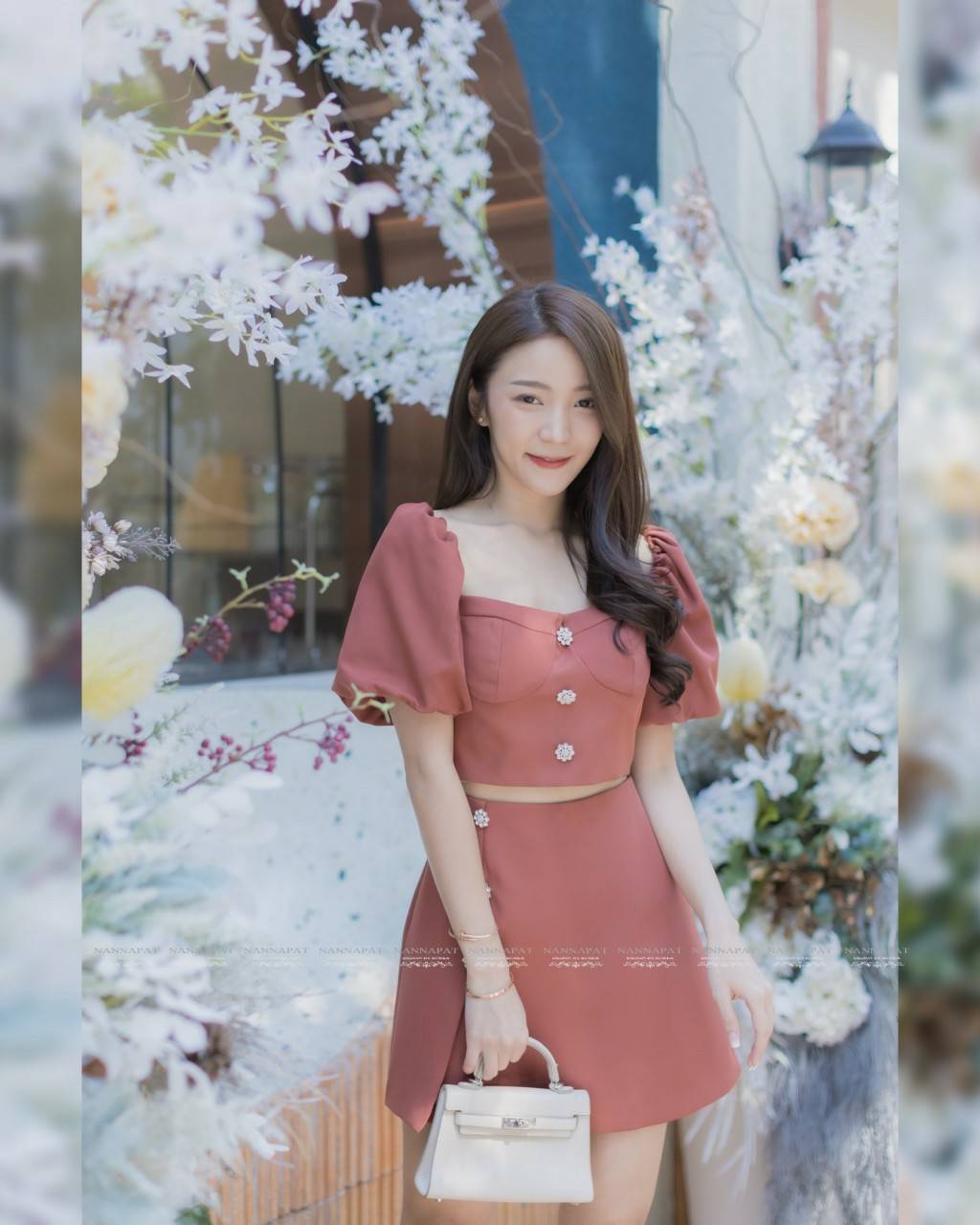 ชุดเซทกระโปรงกางเกง