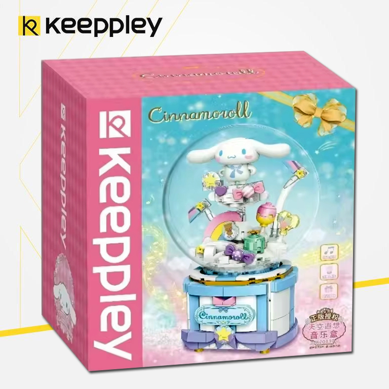 (สินค้าลิขสิทธิ์แท้) ชุดตัวต่อการ์ตูน Cinnamoroll x Keeppley