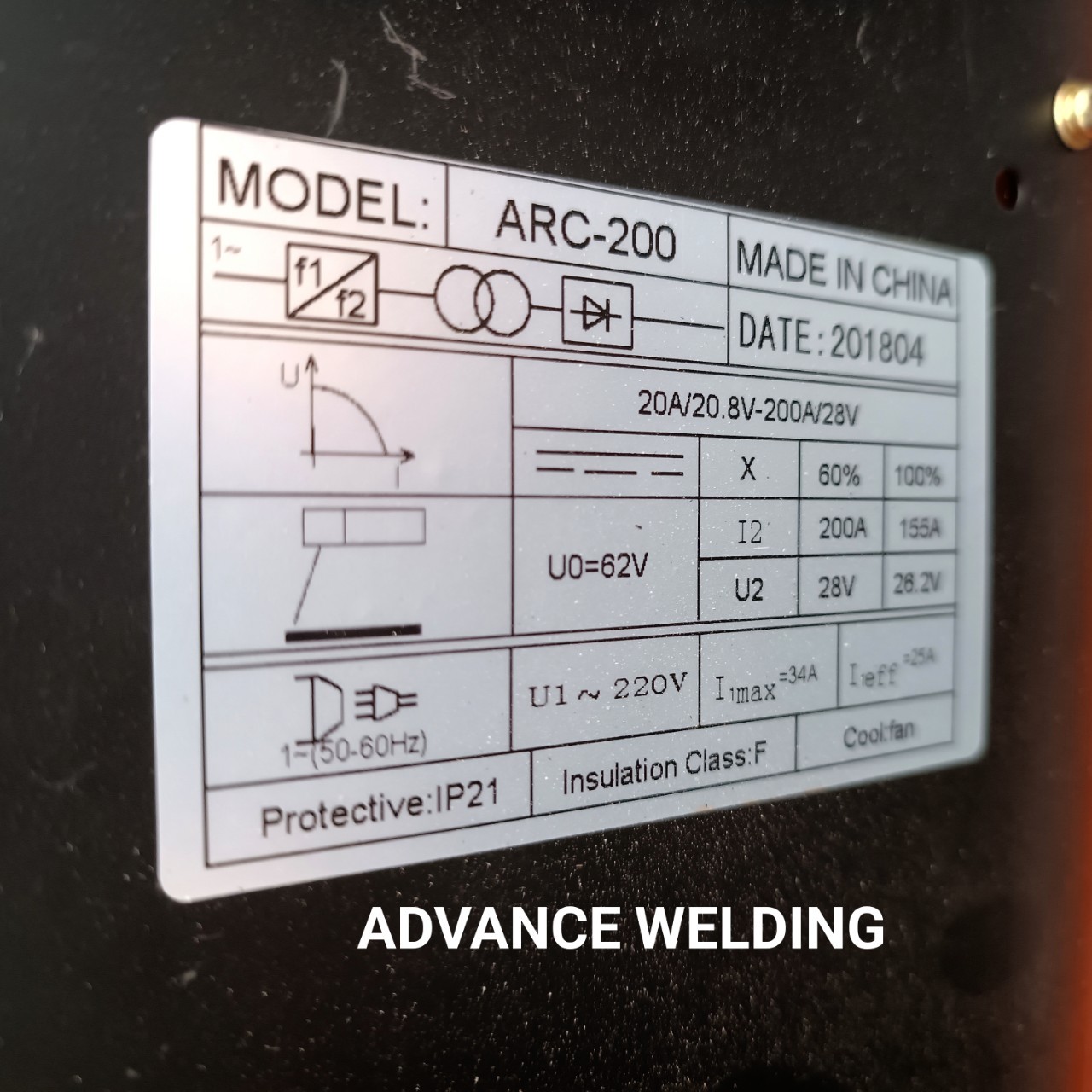 เครื่องเชื่อมไฟฟ้าARC200 (MOSFET) ARCWELD