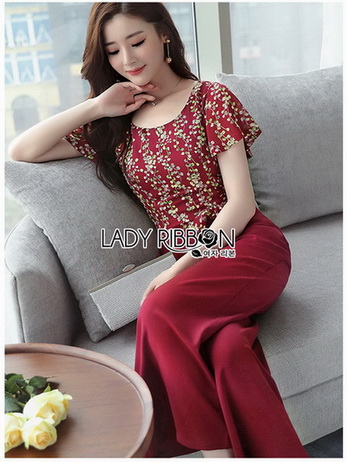 Lady Zara Summer Style Floral Printed Jumpsuit