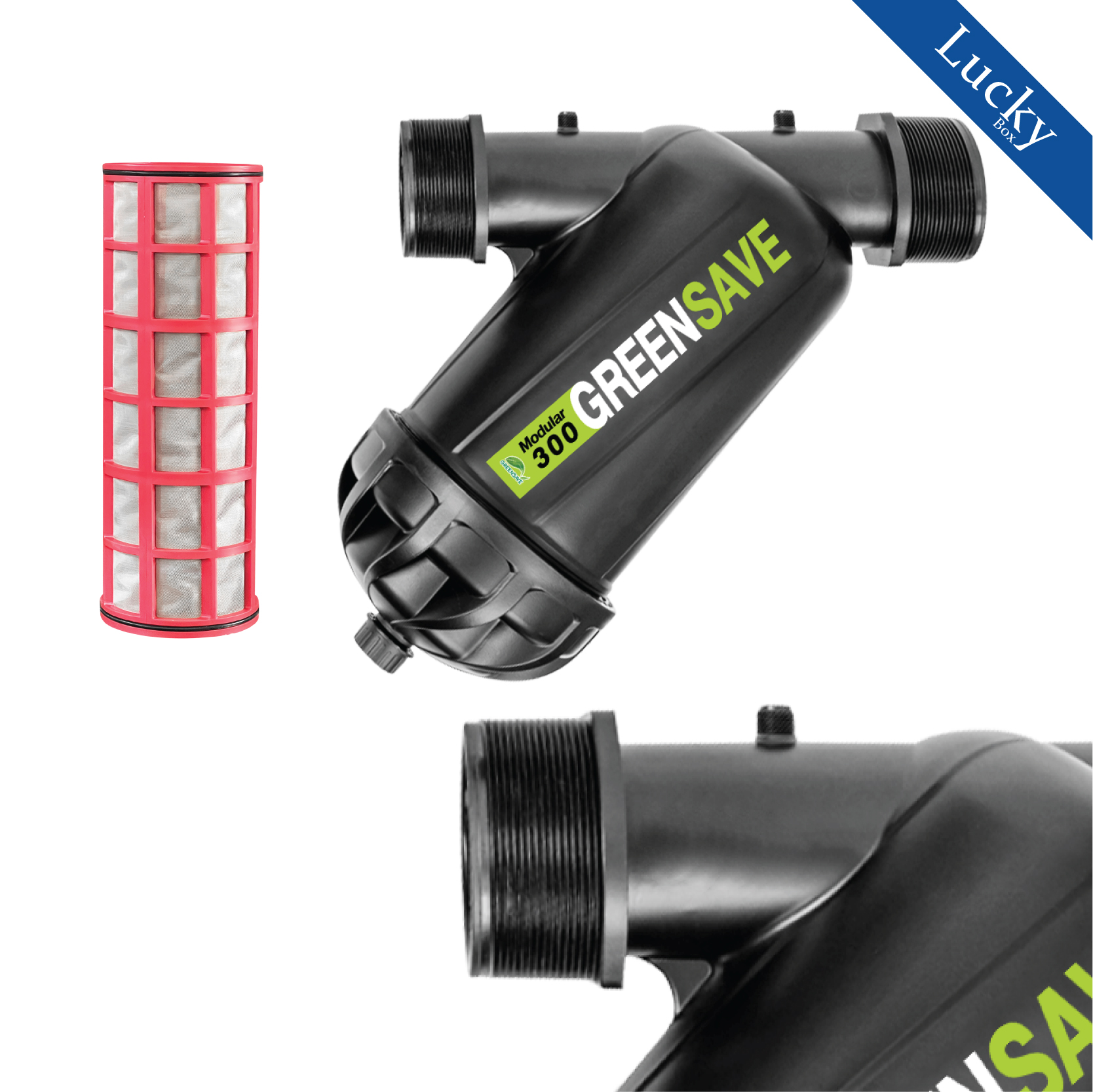 กรองน้ำเกษตรชนิดตะแกรง ขนาด 2 นิ้ว แรงดันสูงสุด 8 บาร์