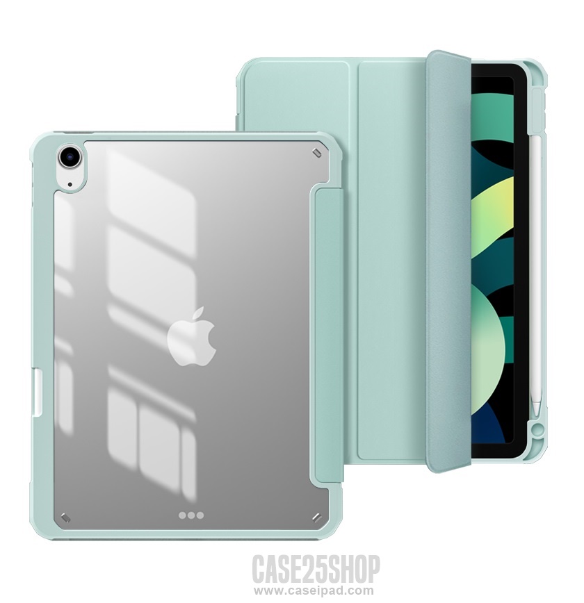 Smart Case Shockprrof หลังใส (มีที่เก็บปากกา) - เคส iPad 10.2" Gen 7/8/9