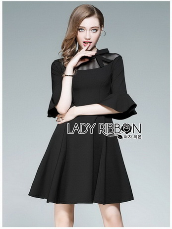 Lady Ribbon เดรสสีดำแต่งริบบิ้น