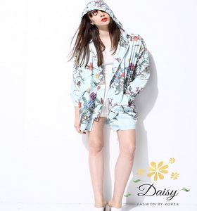 เสื้อพิมพ์เสื้อผ้าแฟชั่นเกาหลีสวยๆลายดอกไม้ผ้าพริ้วๆ