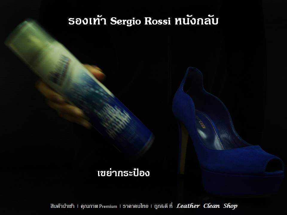 Nano Water Proofer ( สเปรย์ป้องกันน้ำ เชื้อรา และ ฝุ่น ) - Sergio Rossi หนังกลับ