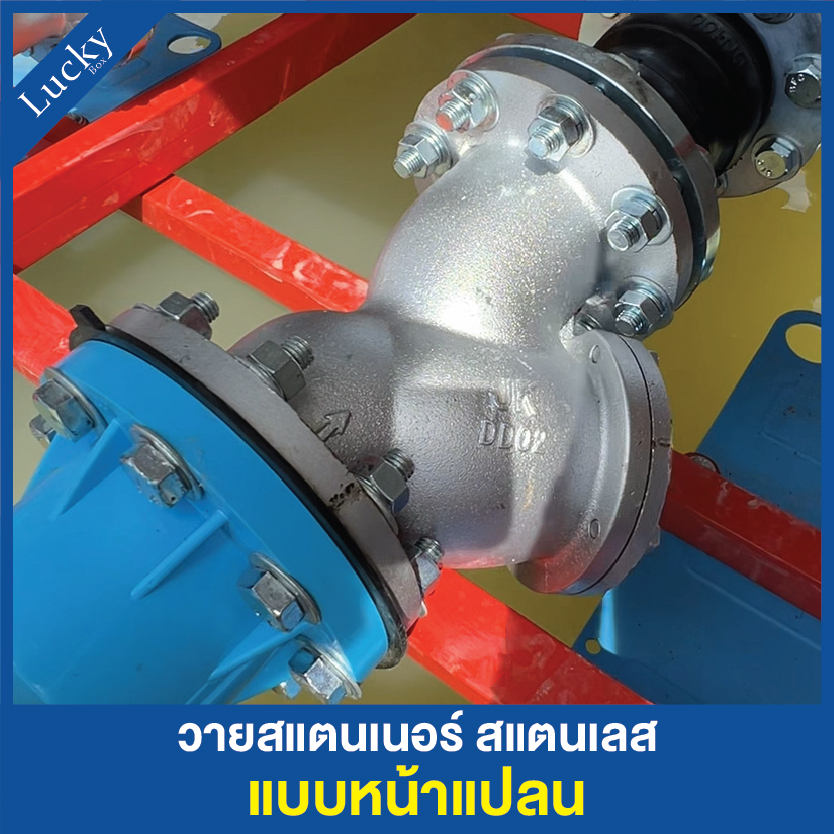 Y Strainer วายสแตนเนอร์ สแตนเลส ขนาด 2 นิ้ว แบบหน้าแปลน 10K