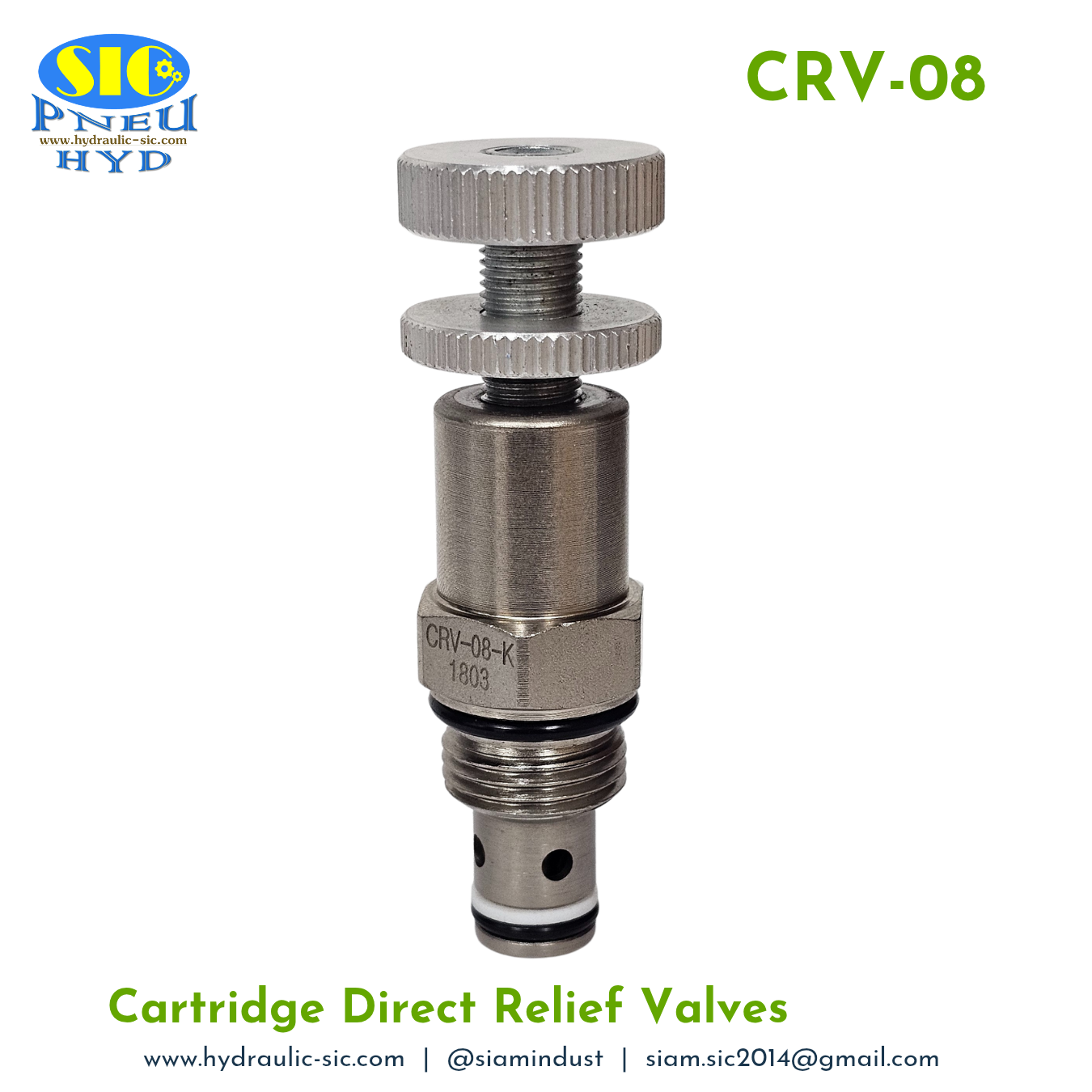 YF-10 , YF-08 : Cartridge Direct Relief Valve YOUQUEN