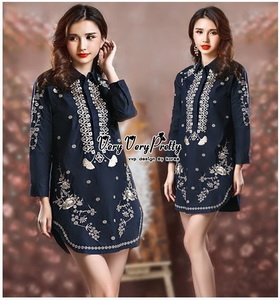 Polyester Shirt เสื้อทรงเก๋ เล่นลายปัก