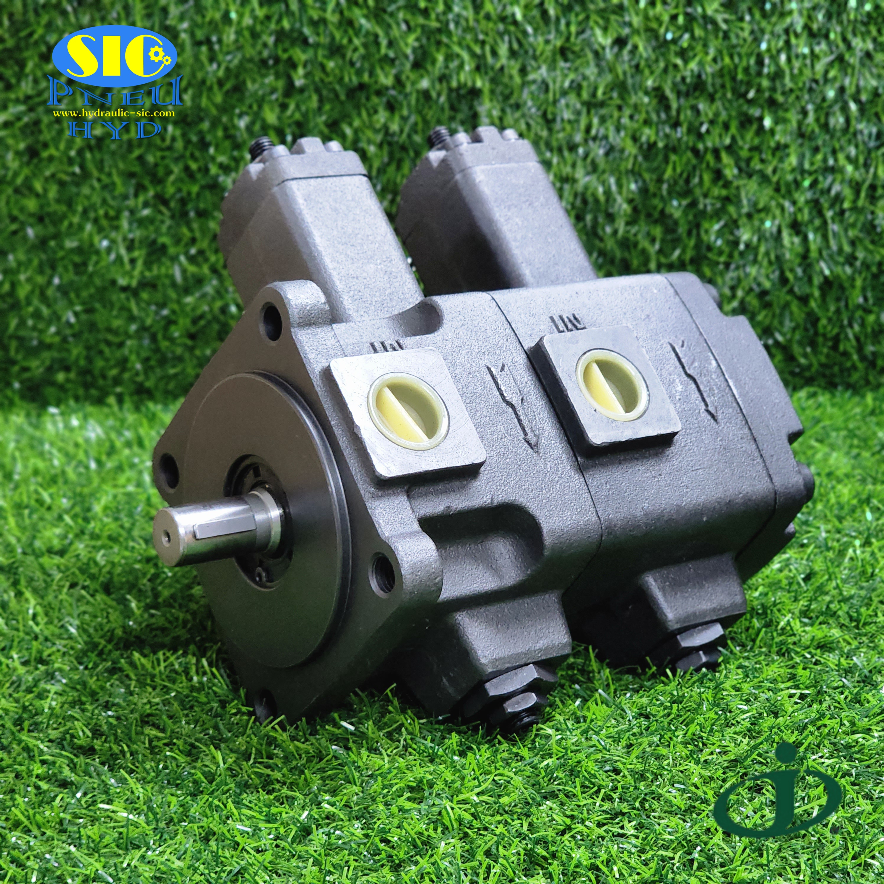 VP-DF1515,2020,3030,4040-D : Double Variable Vane Pump , ปั้มไฮดรอลิค2ตอนแบบใบพัด ปรับค่าได้ JUNTAI