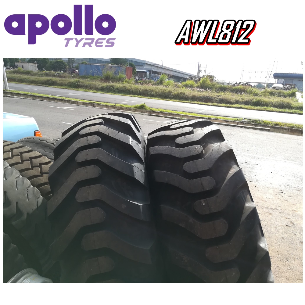 ยางรถอุตสาหกรรม รถตัก รถเกรด ขนาด 15.5-25 ,17.5-25 รุ่น AWL812 ชนิด TL ยี่ห้อ APOLLO