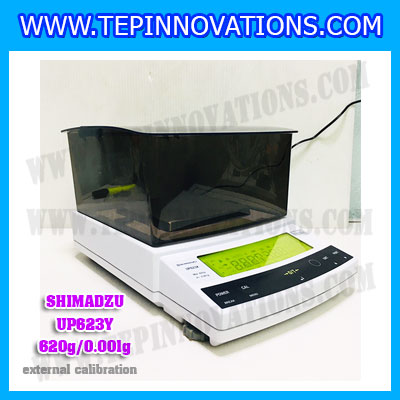 เครื่องชั่งดิจิตอล ทศนิยม 3 ตำแหน่ง รุ่น UP623Y 620gx0.001g เครื่องชั่งละเอียดสูง620g เครื่องชั่งน้ำหนัก620g ตาชั่ง620กรัม พิกัดน้ำหนัก 620g ความละเอียด 0.001g ยี่ห้อ SHIMADZU รุ่น UP623Y