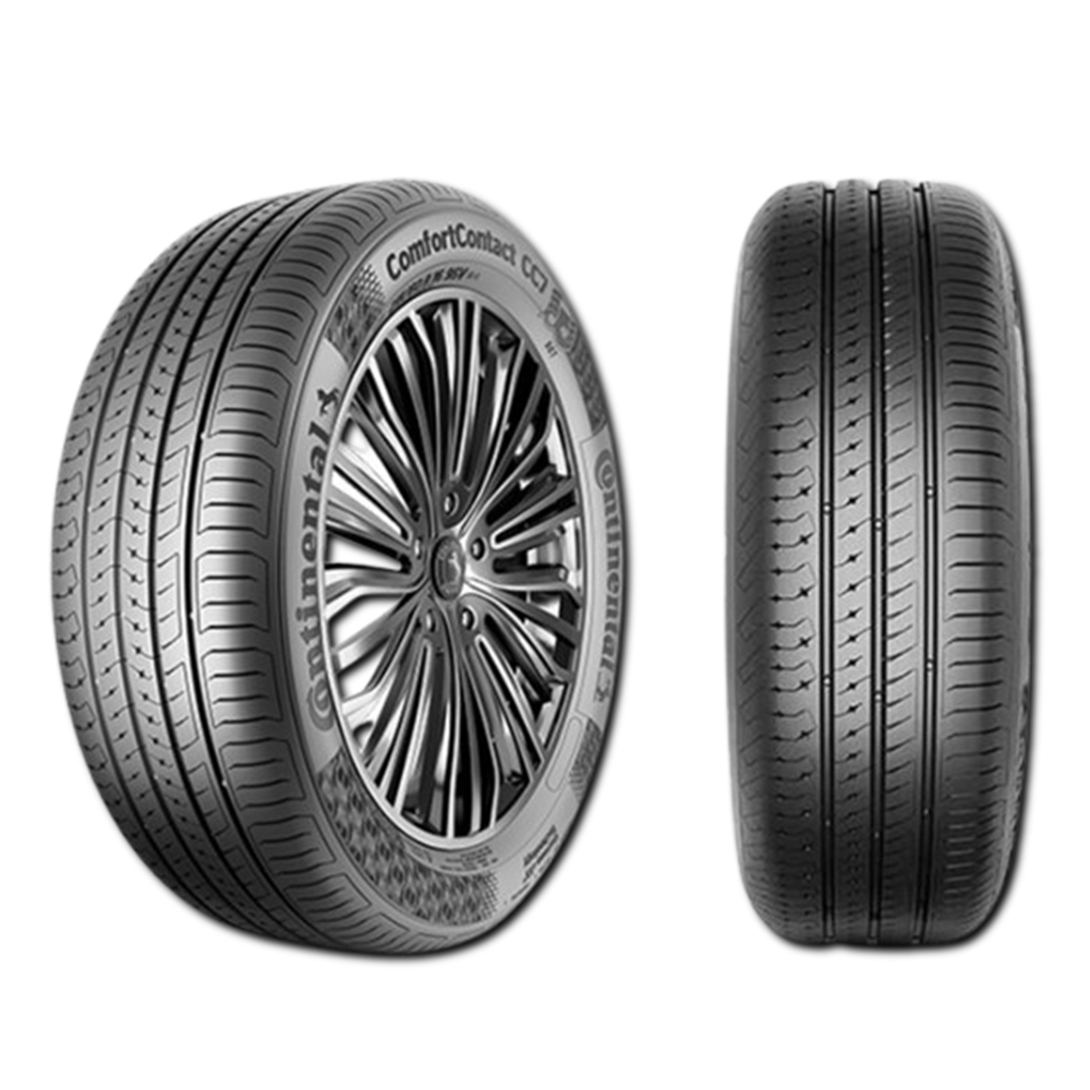 ยางรถยนต์ ขนาด 185/60R15 รุ่น COMFORT CONTACT CC7 ยี่ห้อ CONTINENTAL (แถมจุ๊บลม)