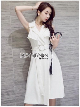 Lady Nelly Neutral Coat Dress