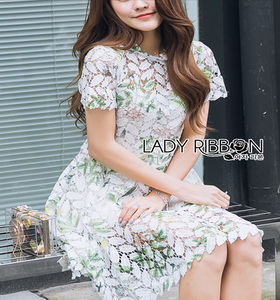 Lady Ribbon Lizzy Lace Mini Dress