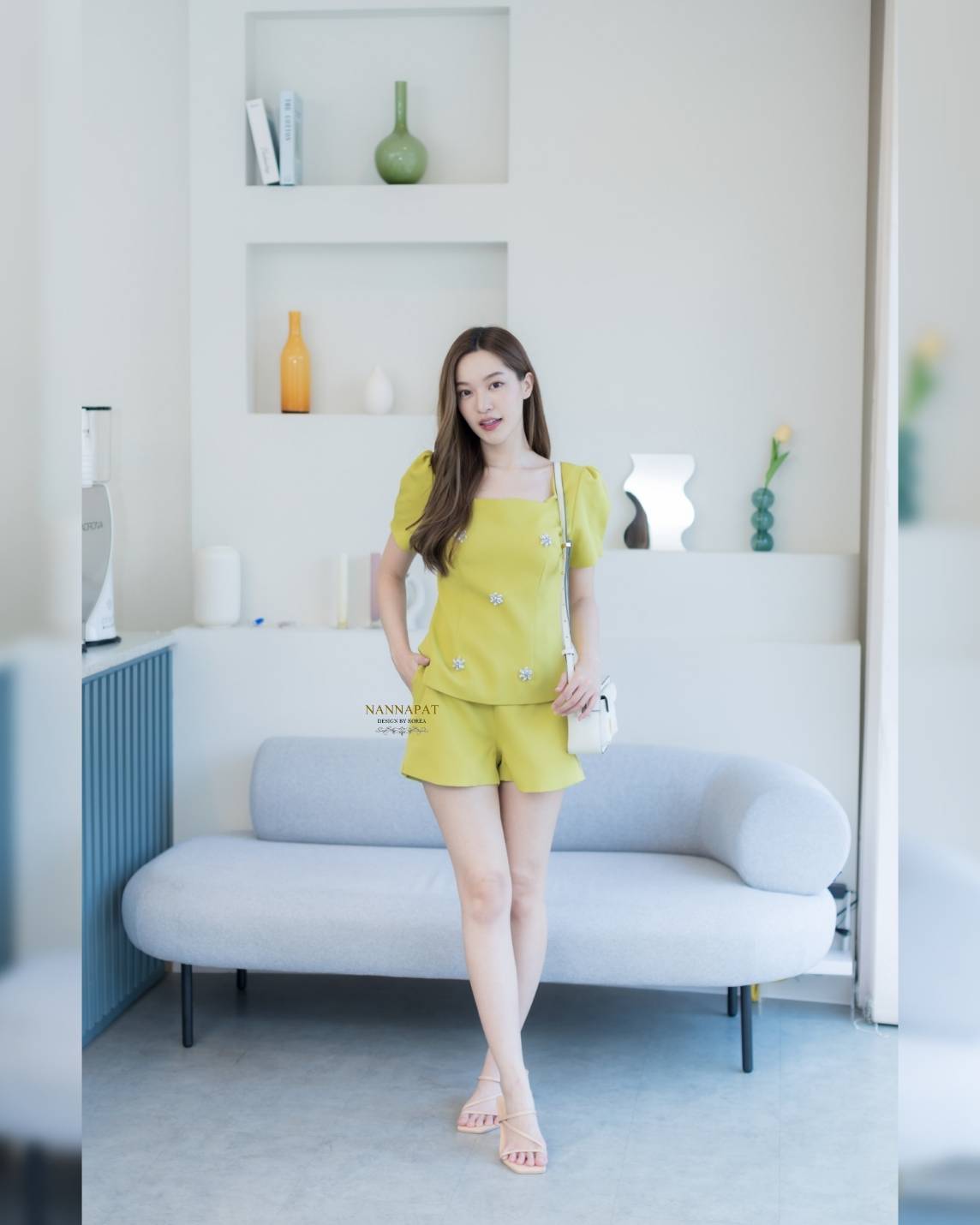 เสืัอซิปหลังกางเกงมีกระเป๋าข้าง