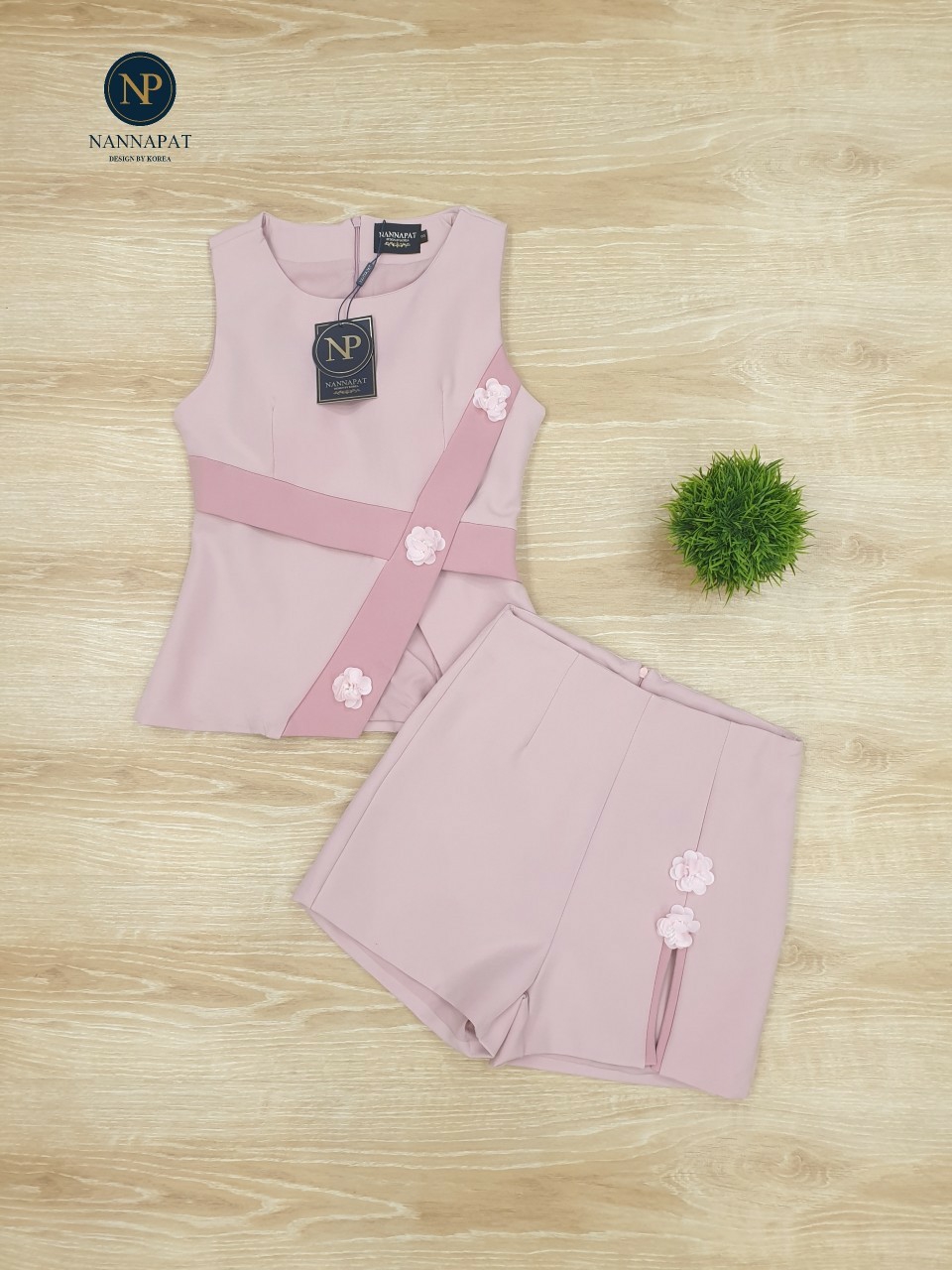 Set 2 ชิ้น น่ารักดูดีมีราคา สีละมุน