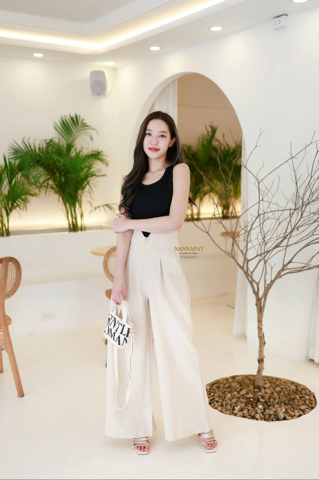 เสื้อกล้ามผ้ายืดหนานุ่ม