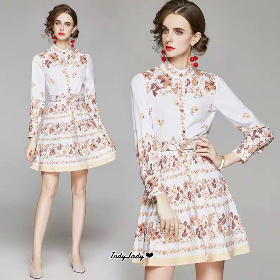 Dress สั้น งานแขนยาว งานสวย