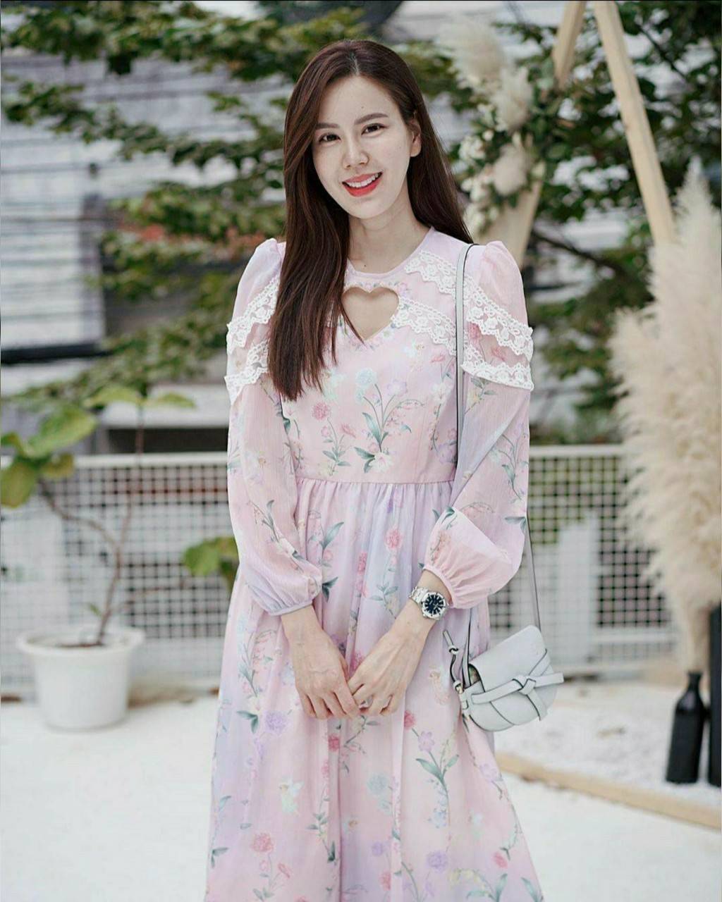 เดรสยาวผ้าชิฟฟ่อนเนื้อดี