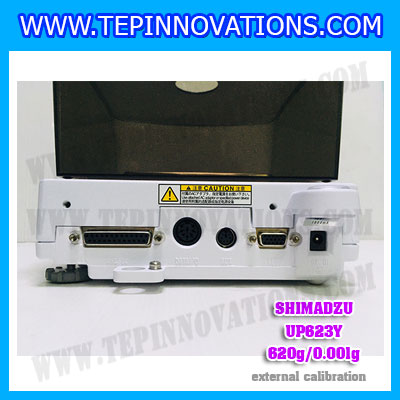 เครื่องชั่งดิจิตอล ทศนิยม 3 ตำแหน่ง รุ่น UP623Y 620gx0.001g เครื่องชั่งละเอียดสูง620g เครื่องชั่งน้ำหนัก620g ตาชั่ง620กรัม พิกัดน้ำหนัก 620g ความละเอียด 0.001g ยี่ห้อ SHIMADZU รุ่น UP623Y