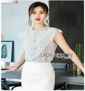 Lady Lindsay Basic Lace Sleeveless Top เสื้อแขนกุด