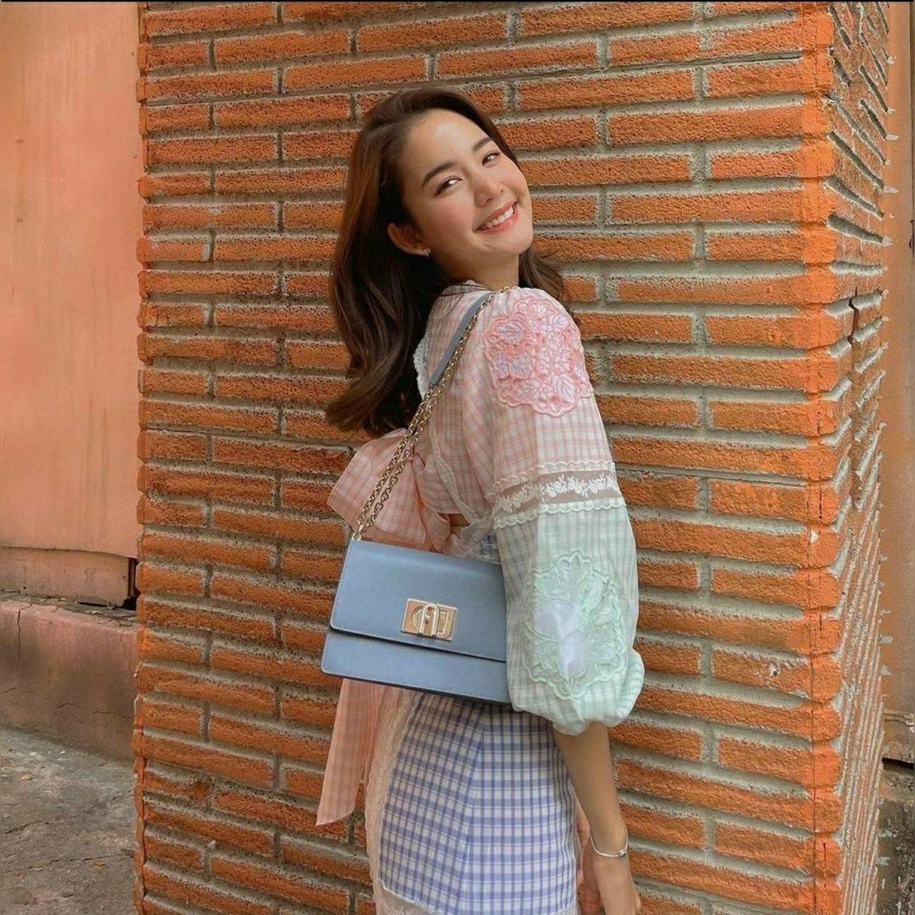 ชุดเดรสซิปหลัง พร้อมผูกโบว์หลังน่ารัก