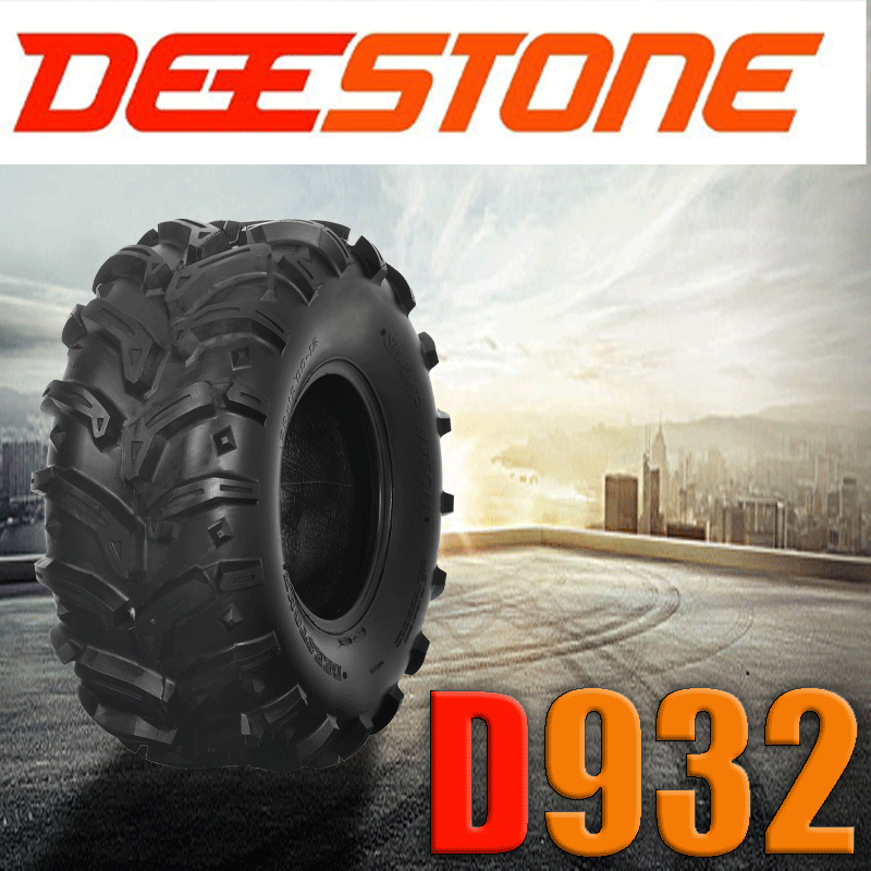 ยางรถเอทีวี (ATV) ยี่ห้อ DEESTONE รุ่น D932 ขนาด 26X10.00-12 , 26X12.00-12 , 27X10.00-12 , 27X12.00-12 , 28X10.00-12 , 28X12.00-12 , 24X11.00-10 , 25X10.00-12 , 25X12.00-10 , 25X12.00-9 , 25X8.00-12 ,25X12.00-9