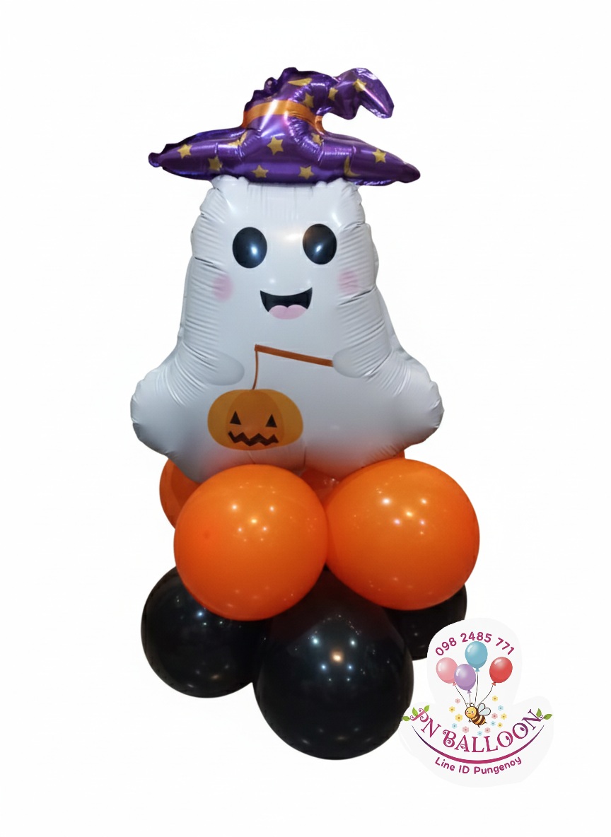 ลูกโป่งวันฮาโลวีน แบบตั้งพื้น 2 ชั้น Halloween Balloons
