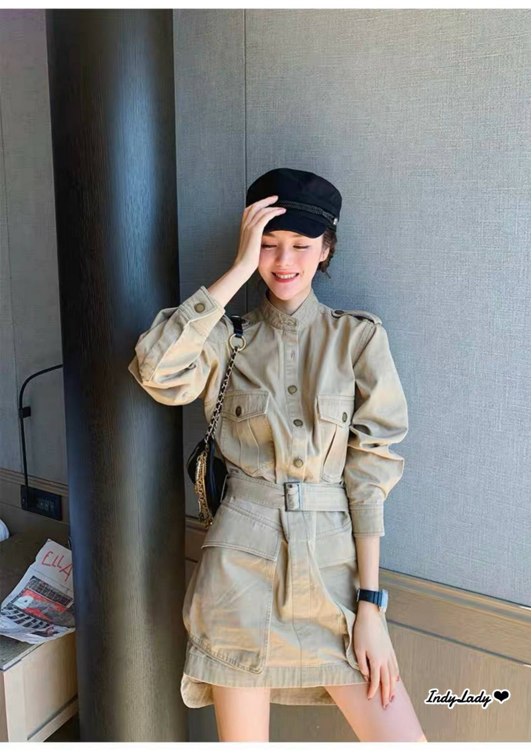 มินิเดรสแขนยาว