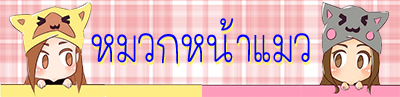 หมวกแฟชั่น หมวกหน้าแมว