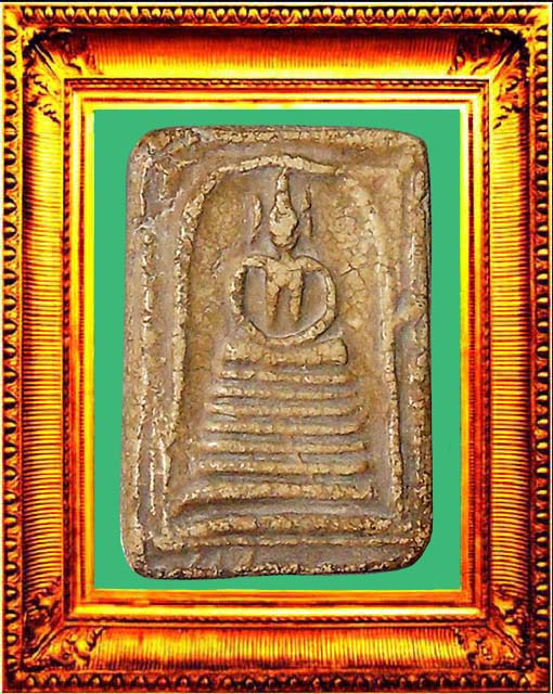 พระสมเด็จเกศไชโยพิมพ์เจ็ดชั้นแข้งหมอน องค์ที่ 6