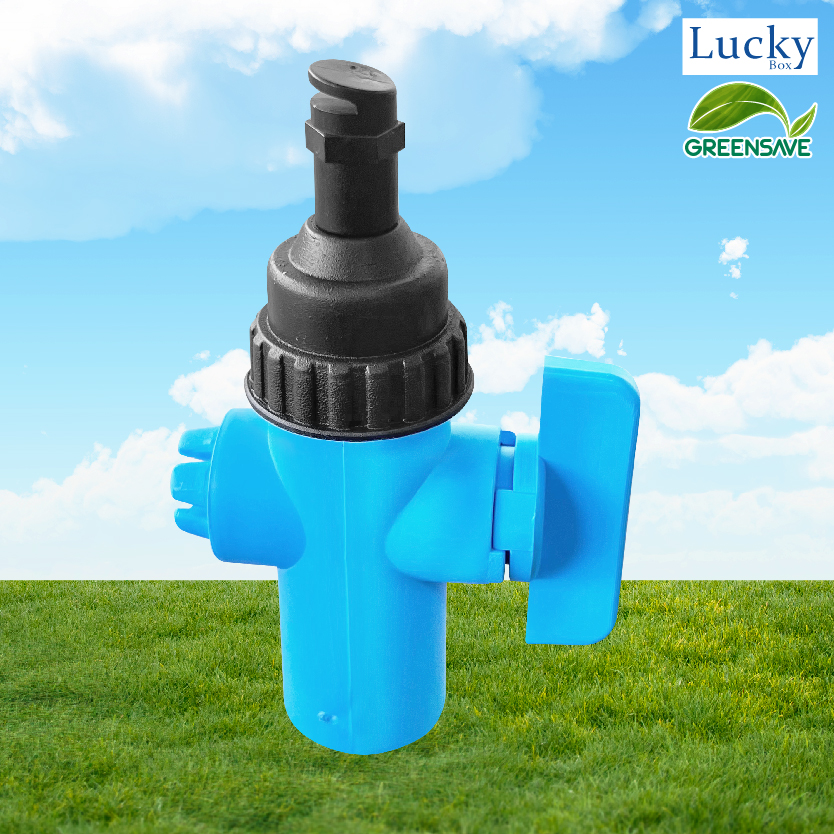 [แพ็ค 5 ชิ้น] สปริงเกอร์ หัวฉีดด้านเดียว พร้อมวาล์วเปิด-ปิด จ่ายน้ำ 180 องศา อัตราการไหล 80-120 ลิตร/ชม.