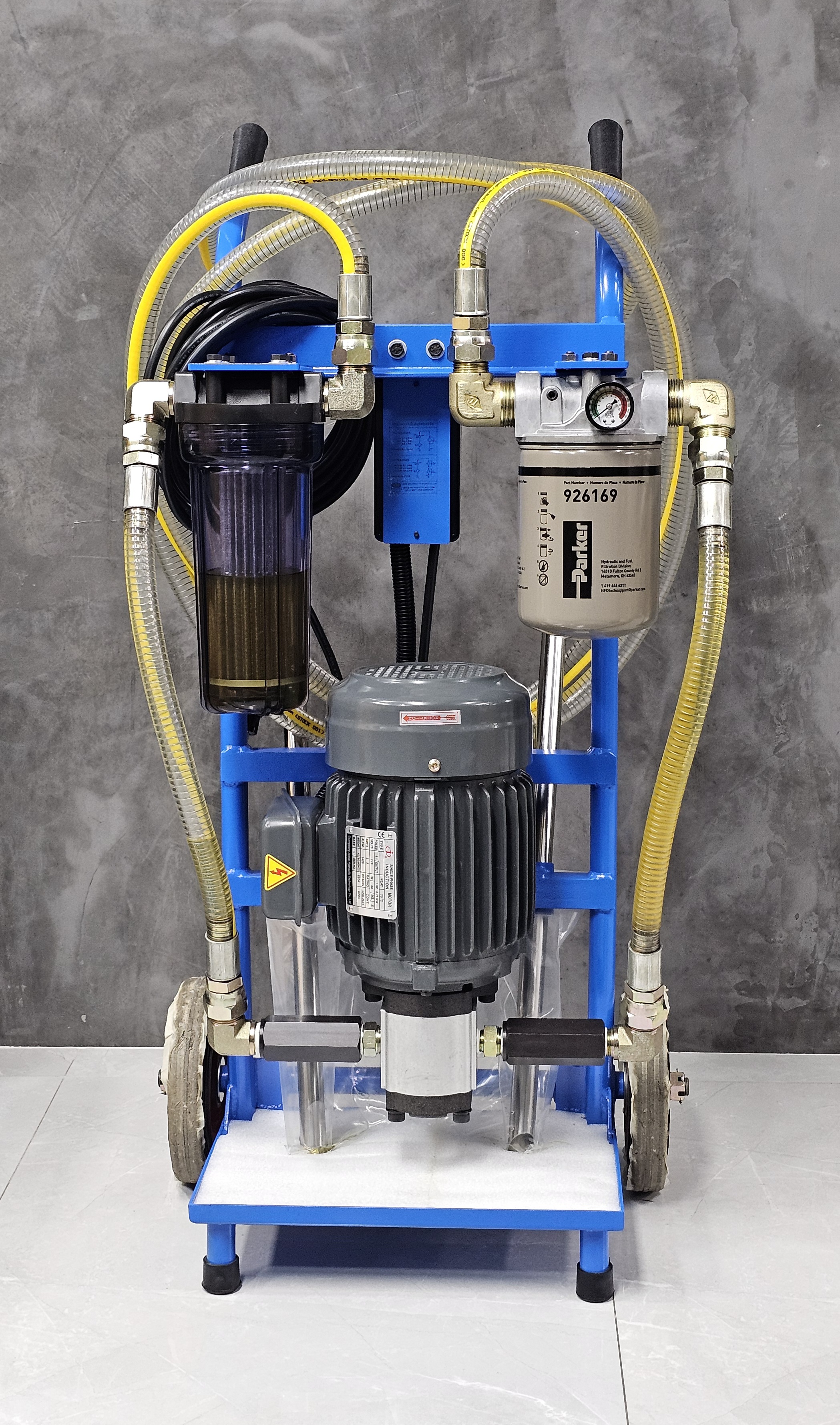 Filter Cart รถดูดกรองน้ำมันไฮดรอลิค รุ่นแสตนดาร์ด 2 กรอง (150+10 ไมครอน)