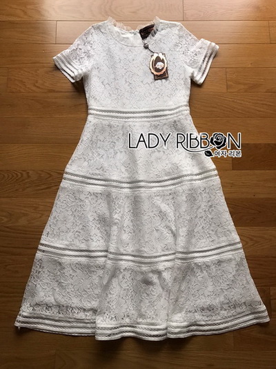 White Lace Dress เดรสผ้าลูกไม้สีขาว