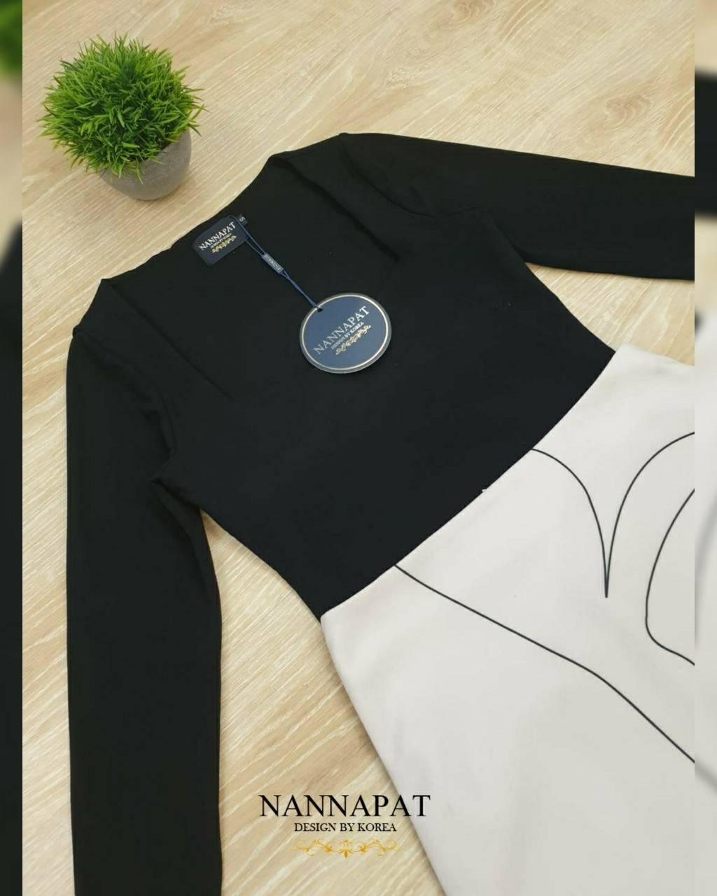 เสื้อแขนยาวผ้ายืดหนานิ่มใส่สบาย