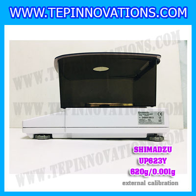 เครื่องชั่งดิจิตอล ทศนิยม 3 ตำแหน่ง รุ่น UP623Y 620gx0.001g เครื่องชั่งละเอียดสูง620g เครื่องชั่งน้ำหนัก620g ตาชั่ง620กรัม พิกัดน้ำหนัก 620g ความละเอียด 0.001g ยี่ห้อ SHIMADZU รุ่น UP623Y