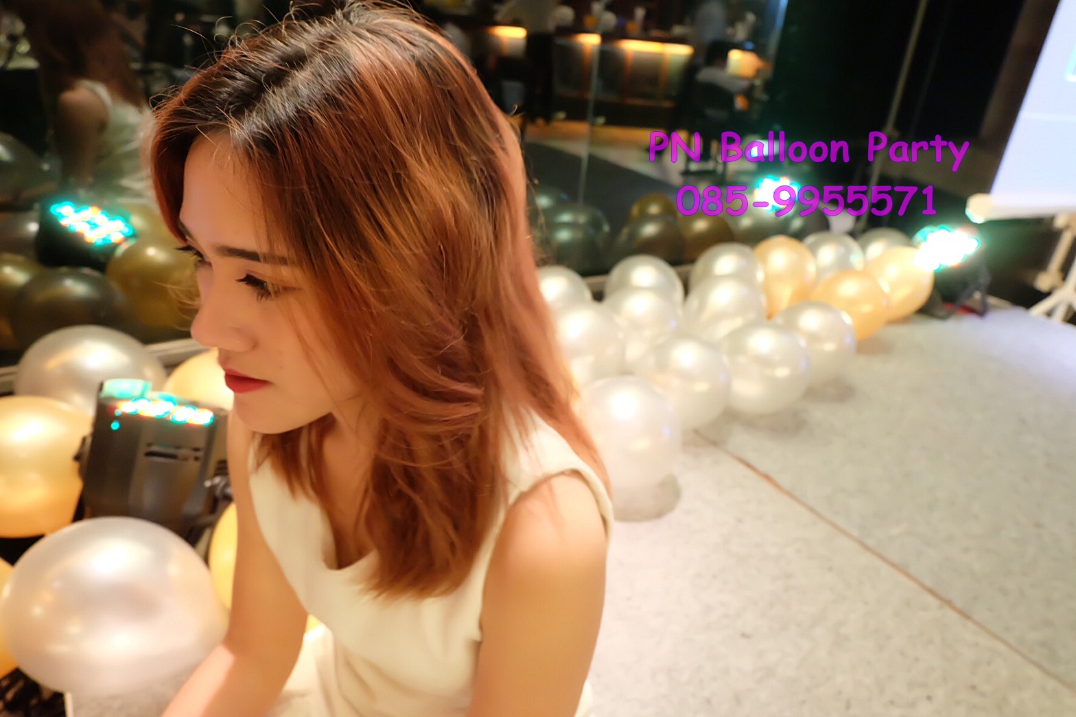 ลูกโป่งสวรรค์ทรงกลมสีมุก สีเงิน พาสเทล Latex Metalic Color Balloon แพคละ 20