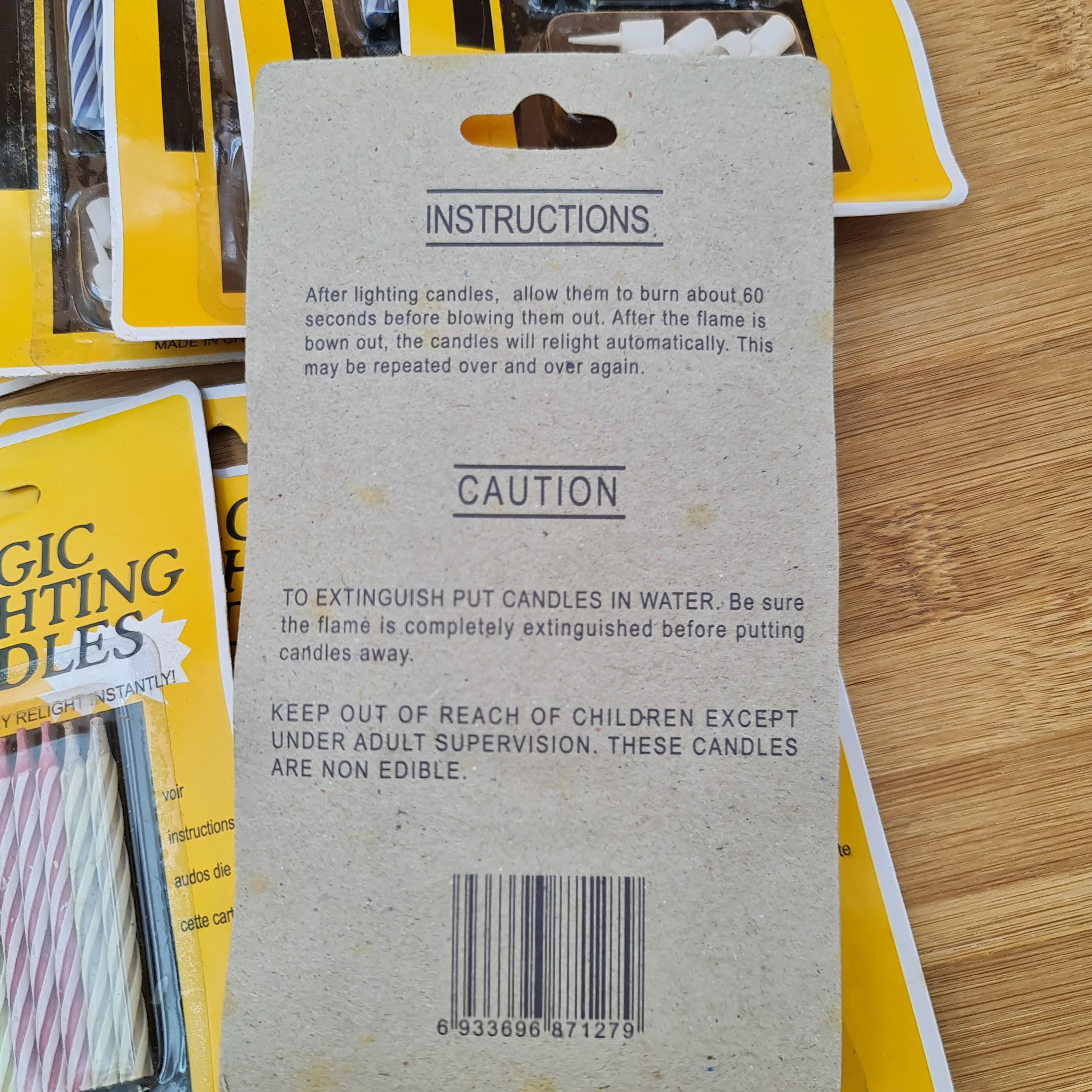 เทียนวันเกิด 10แพ็ค*10แท่ง/แพ็ค เทียนประดับเค้ก เค้กวันเกิด เจริญ12 j12 bbpo