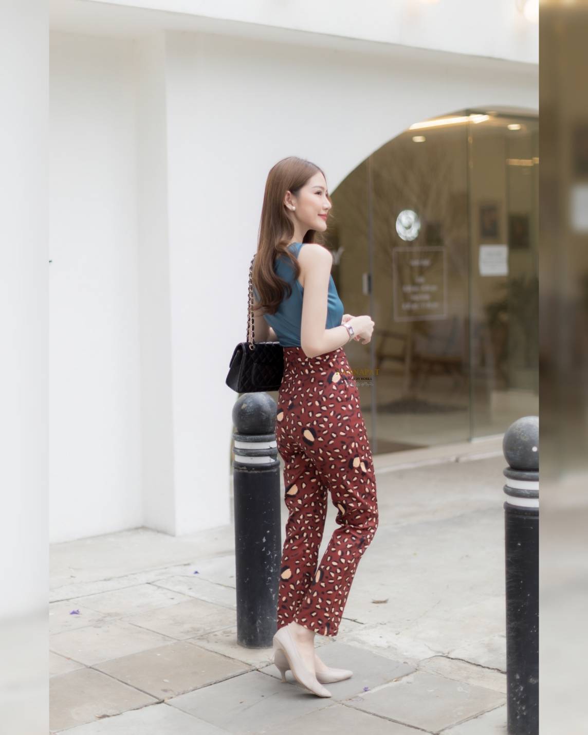 เสื้อสวมได้เลยนะคะ กางเกงมีกระเป๋าข้าง