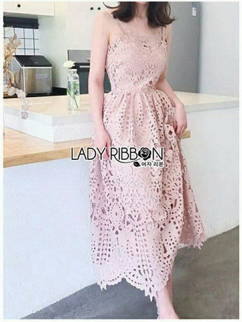 Lady Jane Baby Pink Lace Single Dress