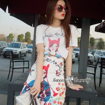 เสื้อผ้ายืดกระโปรงผ้าเนื้อหนา