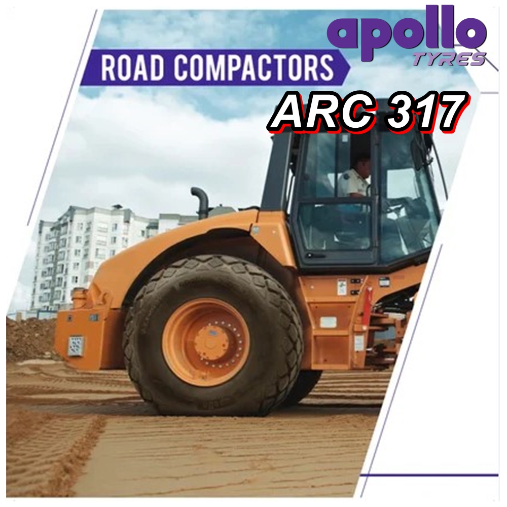ยางรถบด ขนาด 23.1-26 รุ่น ARC317 ชนิด TL 12PR ยี่ห้อ APOLLO