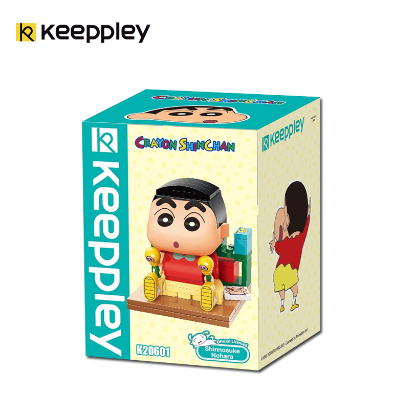 (สินค้าลิขสิทธิ์แท้) ชุดตัวต่อการ์ตูน ชินจังจอมแก่น x Keeppley